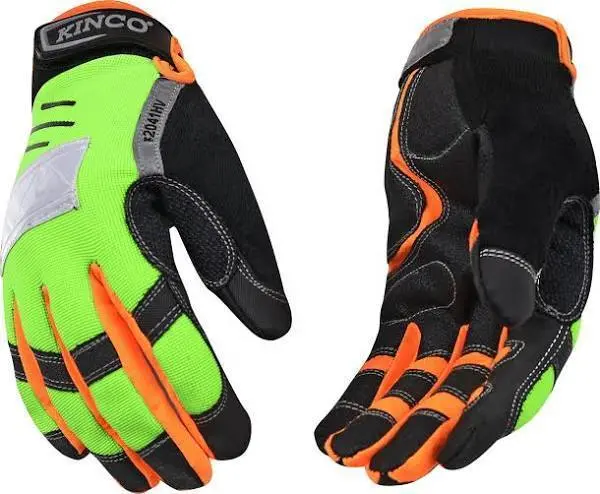 Kincopro Hi-Viz General Gloves #2041Hv 3