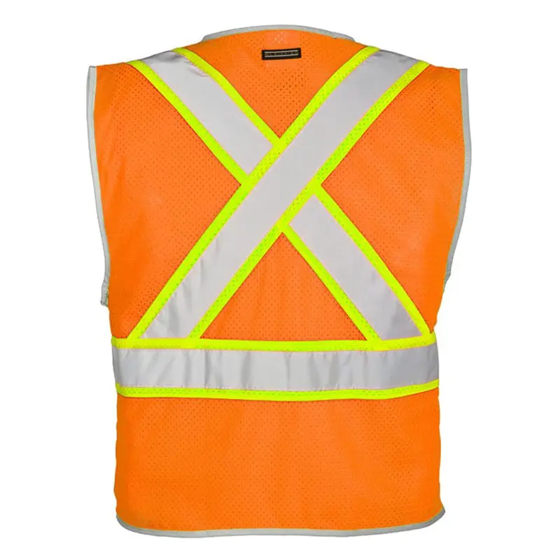 Kishigo 1577- Brilliant Series Dual Compliant X Back Safety Vest, Class 2, Orange 1