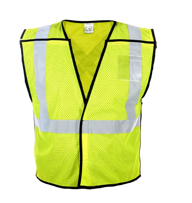 Kishigo X-Back Breakaway Lime Safety Vest #1805 1
