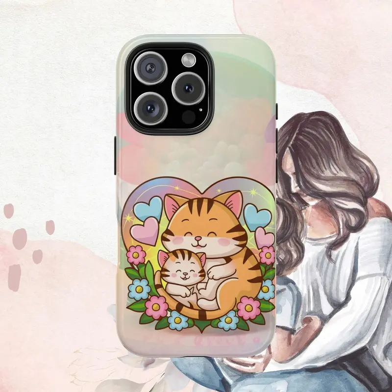 Kitten Cuddle Tough Case 18