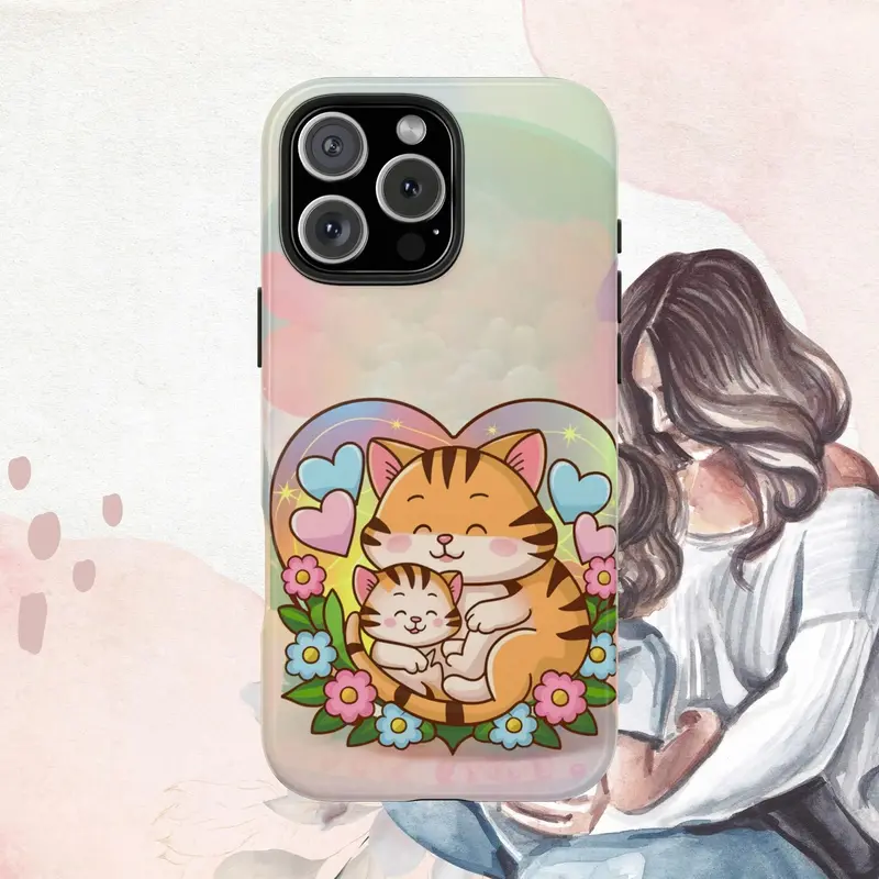 Kitten Cuddle Tough Case 19