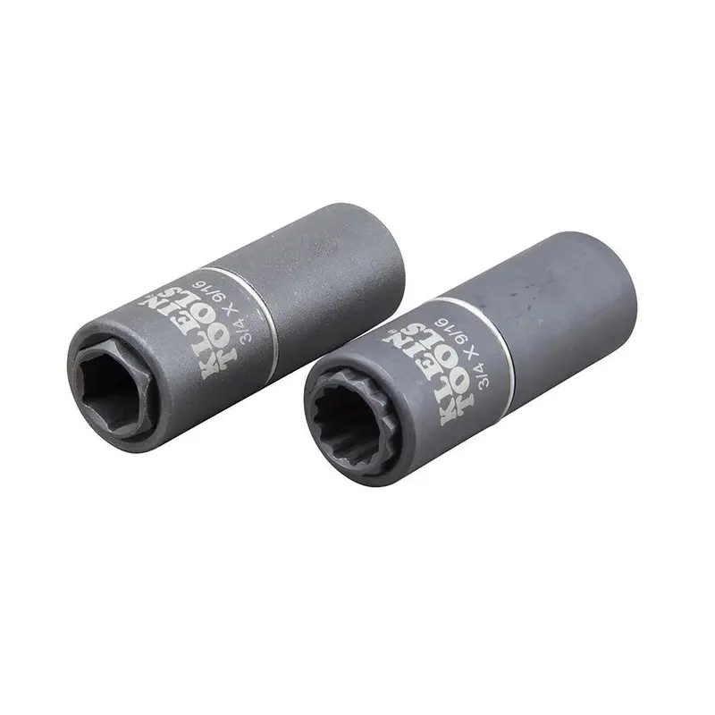 Klein 2-In-1 Impact Socket, 3/4 And 9/16 Inch 1