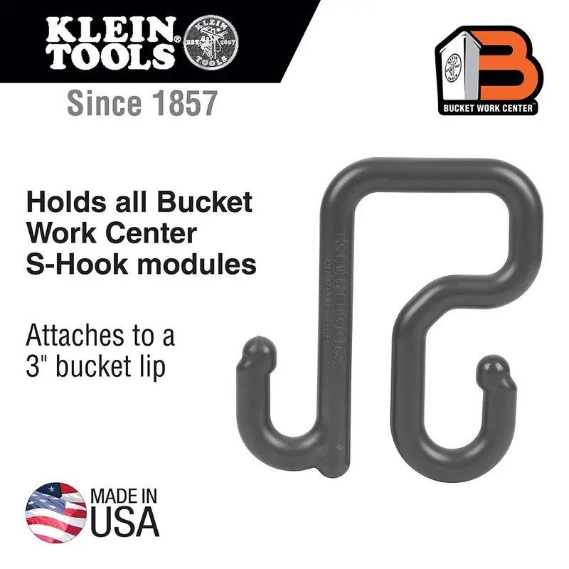 Klein 3-Inch Utility Bucket S-Hook #Bc312 2