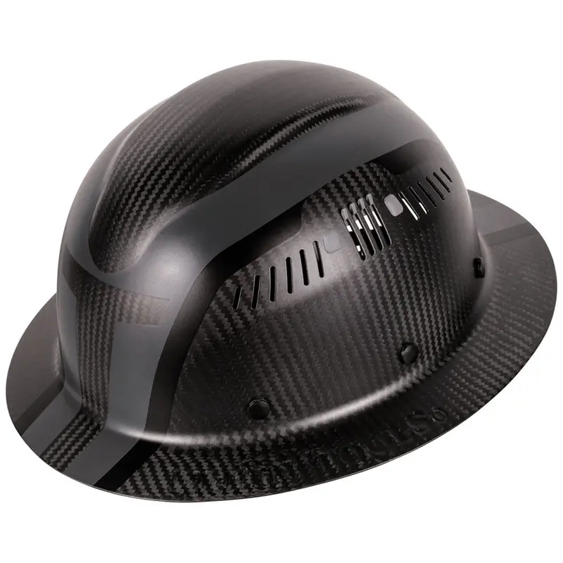 Klein Carbon Fiber Full Brim Hard Hat, Spartan Vented #60513 1