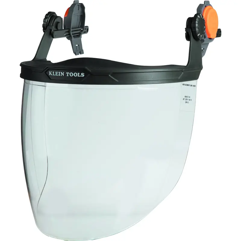 Klein Face Shield, Safety Helmet And Cap-Style Hard Hat, Clear #60472 1