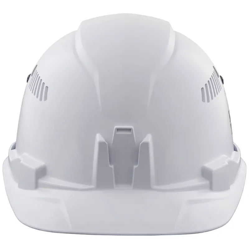 Klein Hard Hat, 4-Point Suspension, Vented Cap, White 2