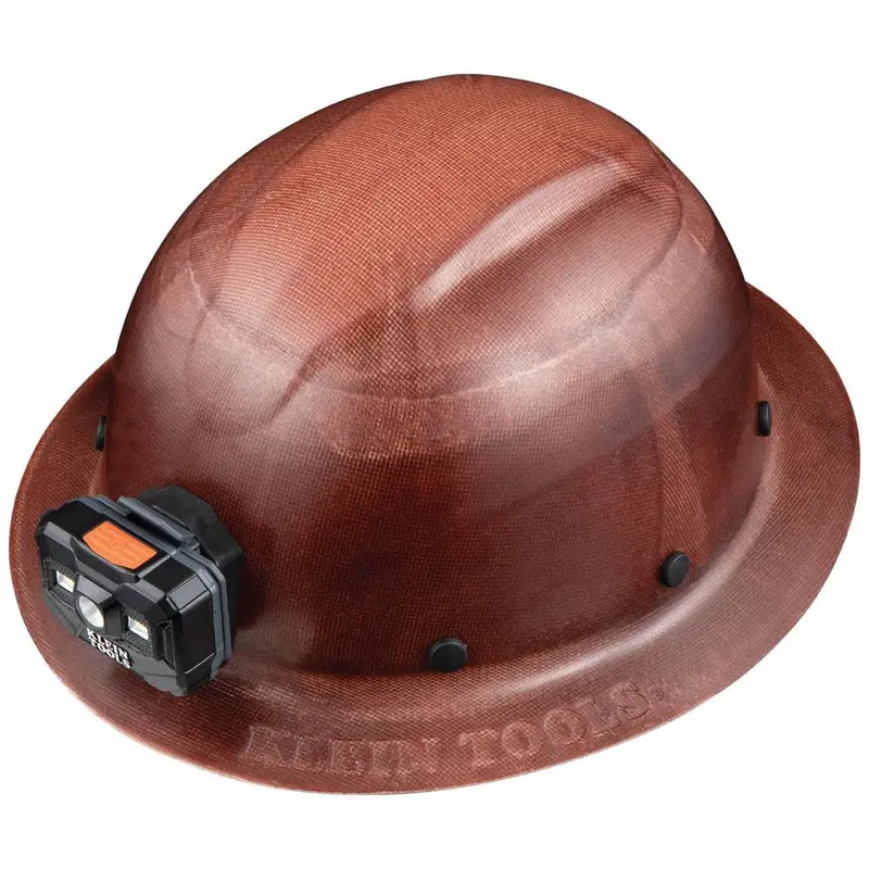 Klein Hard Hat, Konstruct Series, Full-Brim, Class G, Rechargeable Headlamp #60447 1