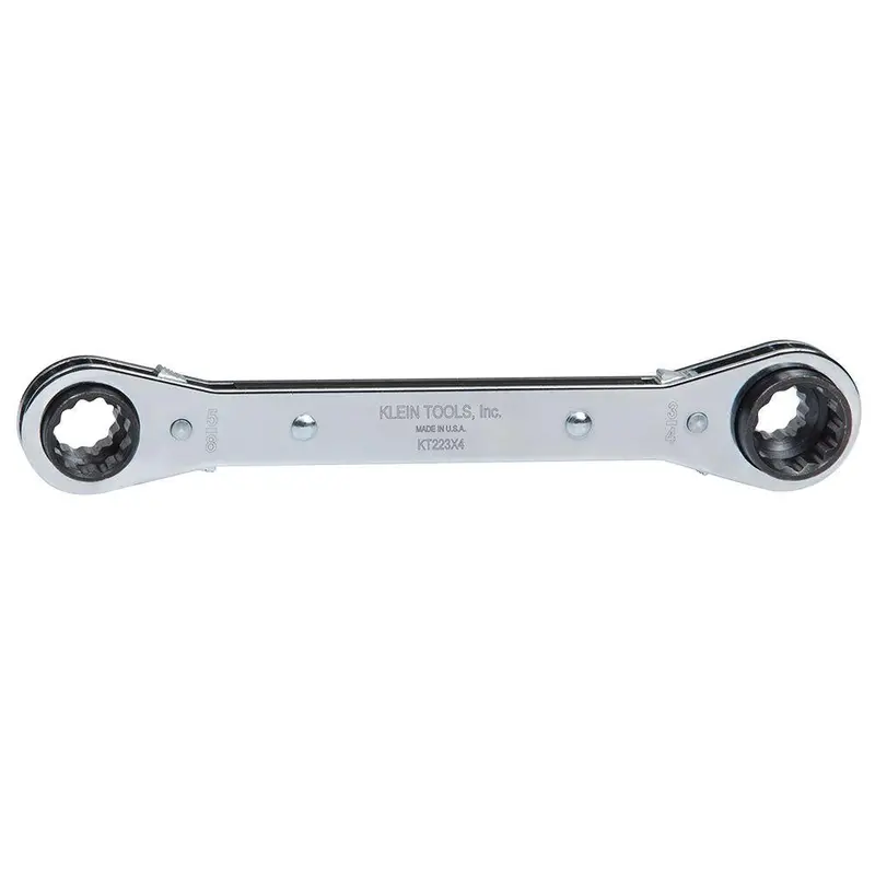 Klein Lineman's Ratcheting 4-In-1 Box Wrench Kt223x4 1