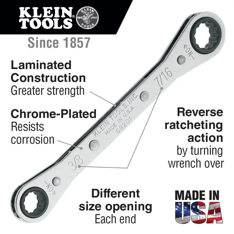 Klein Ratcheting Box Wrench 2