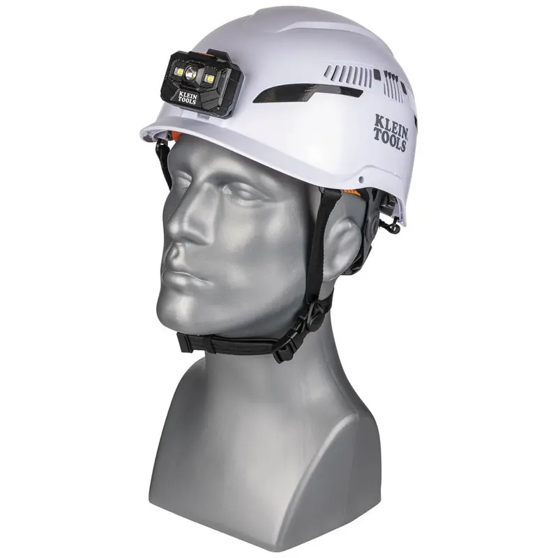 Klein Safety Helmet, Type-2, Vented Class C, With Rechargeable Headlamp 2