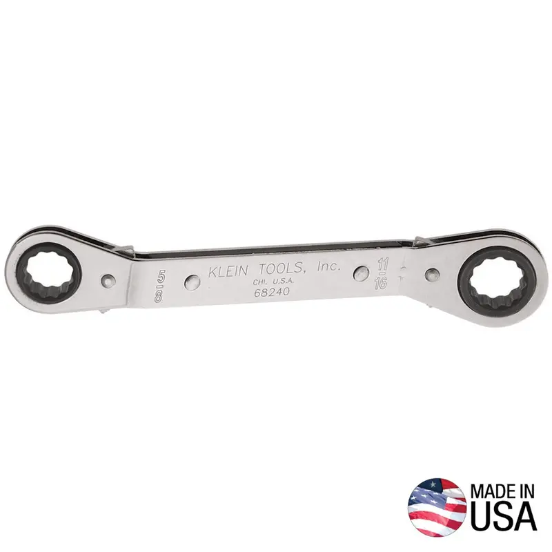 Klein Tools 5/8 And 11/16 Wrench #68240 1