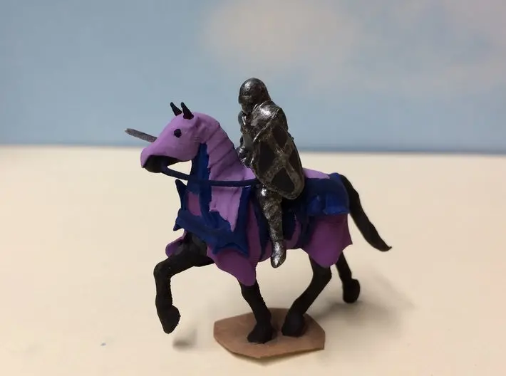 Knight Errant Horseback 1