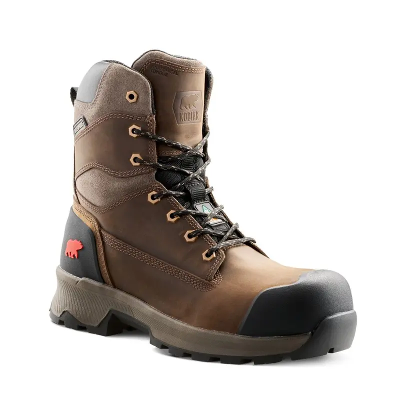 Kodiak Berg Men's 8" Waterproof Composite Toe Work Boot 1014Db - Brown 1