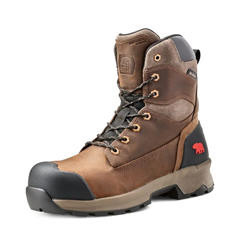 Kodiak Berg Men's 8" Waterproof Composite Toe Work Boot 1014Db - Brown 2