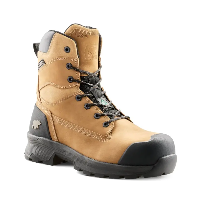 Kodiak Berg Men's 8" Waterproof Composite Toe Work Boot 1014Tp - Taupe 1