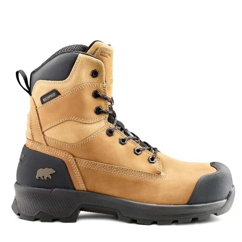Kodiak Berg Men's 8" Waterproof Composite Toe Work Boot 1014Tp - Taupe 2