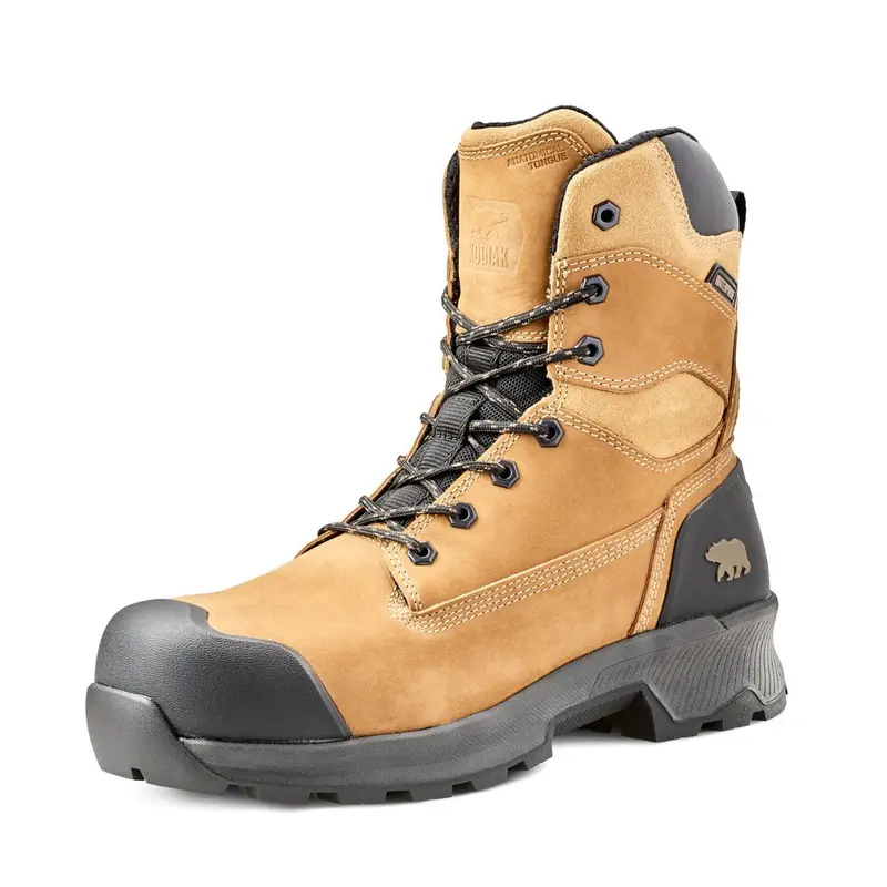 Kodiak Berg Men's 8" Waterproof Composite Toe Work Boot 1014Tp - Taupe 3