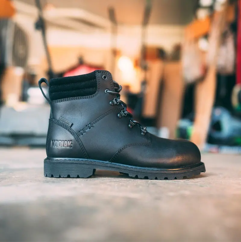 Kodiak Bralorne Women's 6" Wp Composite Toe Work Boot Kd0a4tewblk - Black 10