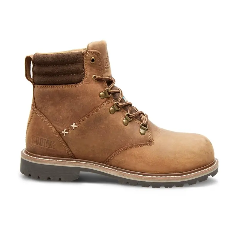 Kodiak Bralorne Women's 6" Wp Composite Toe Work Boot Kd0a4tewbrn - Tan 2