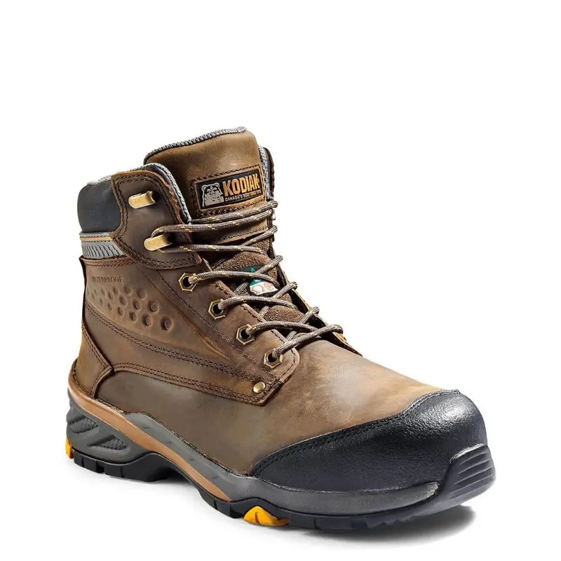 Kodiak Crusade Men's 6" Wp Composite Toe Safety Boot Kd305001dwx - Brown 1