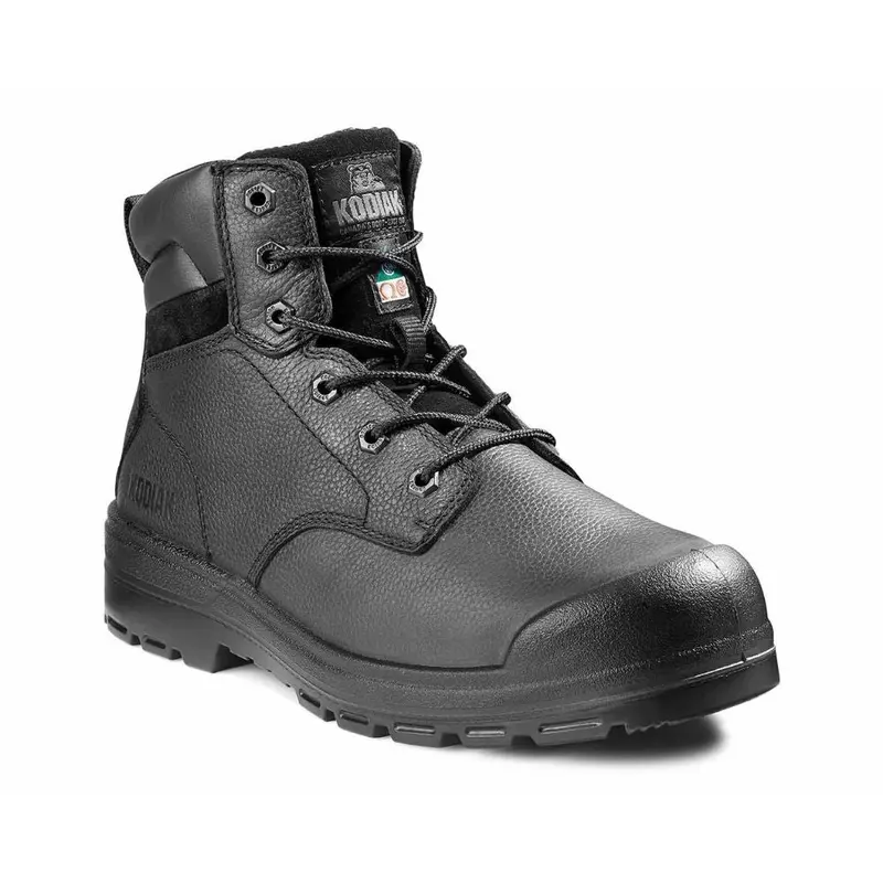Kodiak Greb Men's 6" Steel Toe Work Boot Kd0a4th4blk - Black 1