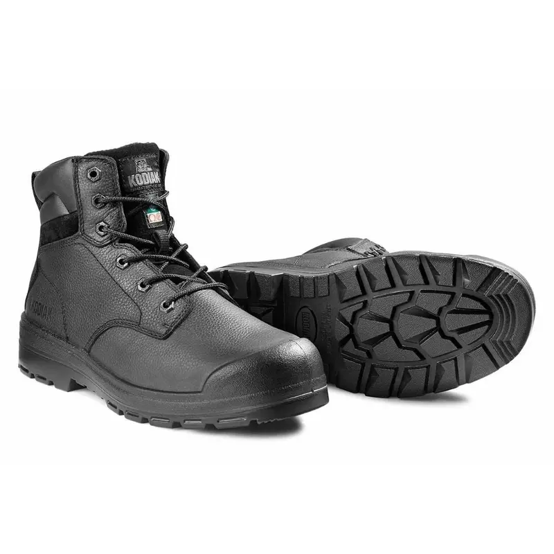 Kodiak Greb Men's 6" Steel Toe Work Boot Kd0a4th4blk - Black 3