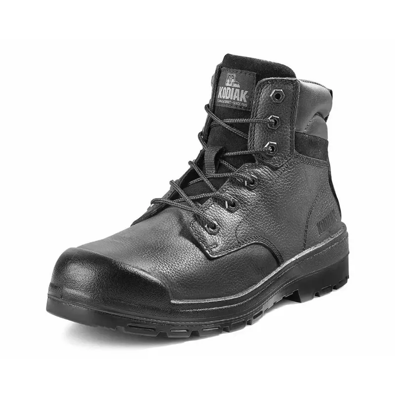 Kodiak Greb Men's 6" Steel Toe Work Boot Kd0a4th4blk - Black 7