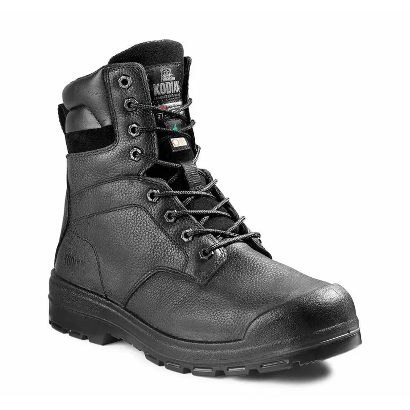 Kodiak Greb Men's 8" Steel Toe Work Boot Kd0a4th3blk - Black 1