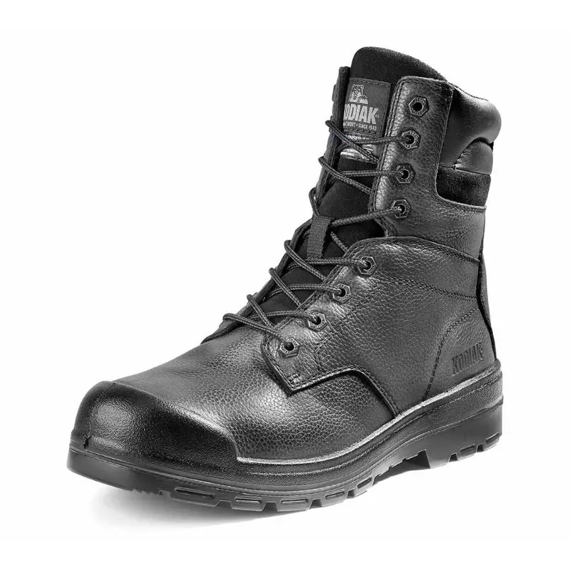 Kodiak Greb Men's 8" Steel Toe Work Boot Kd0a4th3blk - Black 4