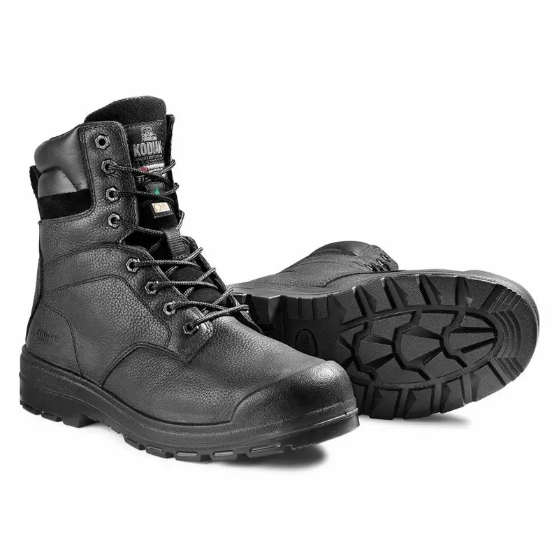 Kodiak Greb Men's 8" Steel Toe Work Boot Kd0a4th3blk - Black 5