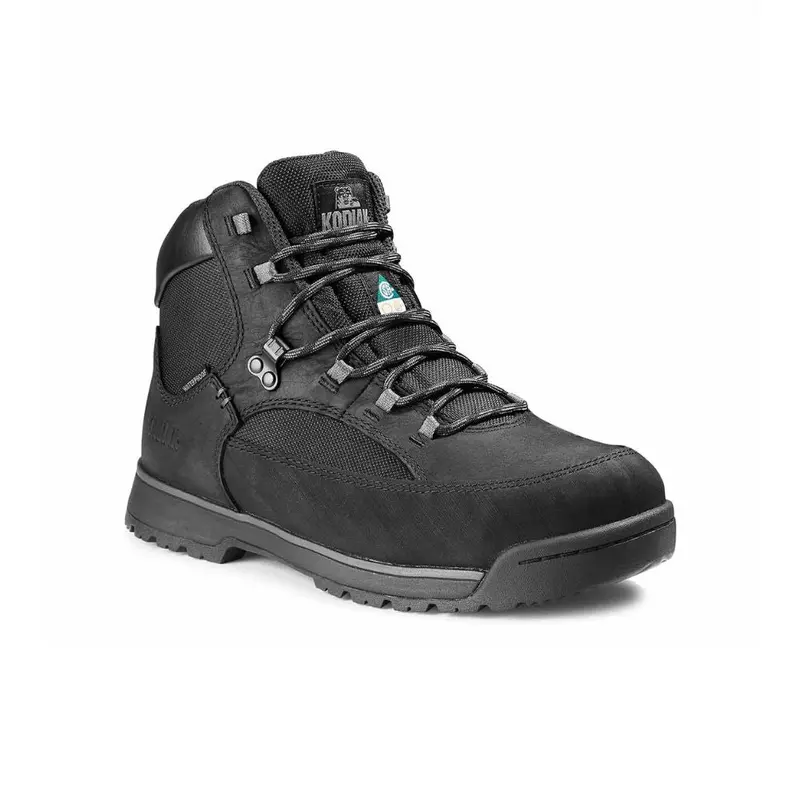 Kodiak Greb Men's Waterproof Hiker Steel Toe Work Boot Kd0a834xblk - Black 1
