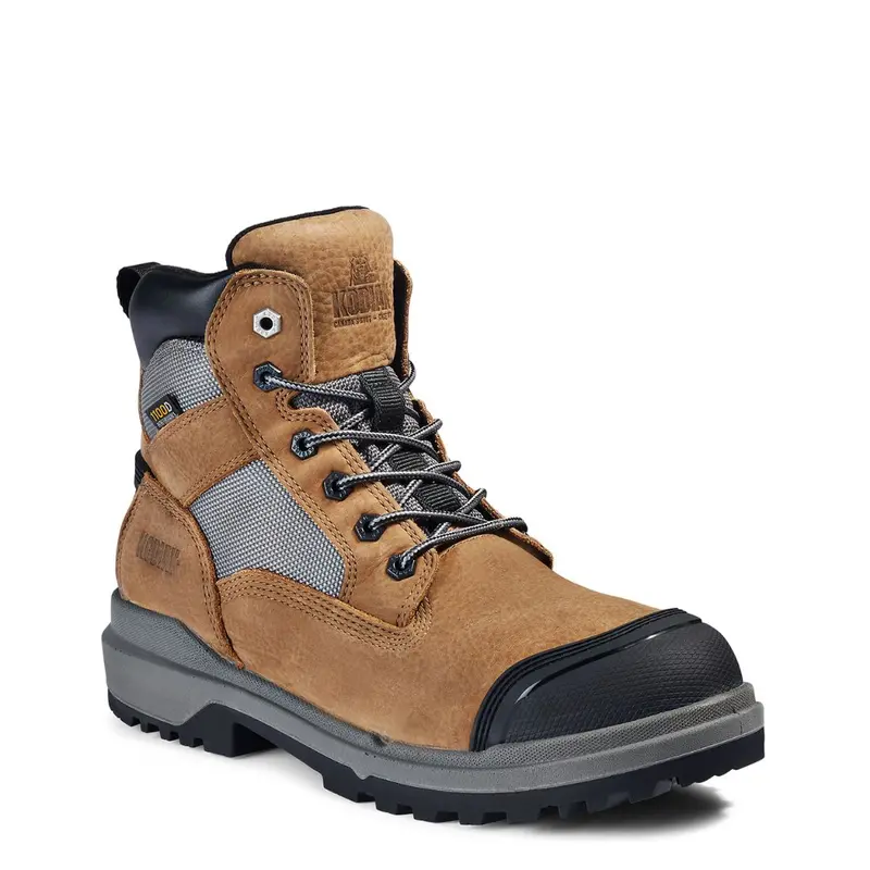 Kodiak Karluk 1100D Men's 6" Composite Toe Work Boot 1281Tn - Brown 1