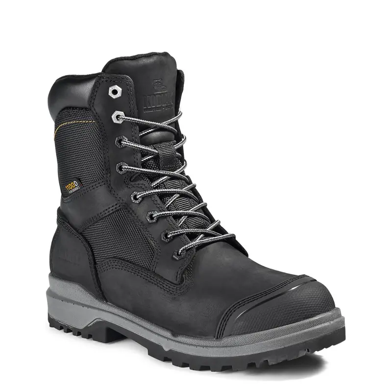 Kodiak Karluk 1100D Men's 8" Composite Toe Work Boot 1282Bk - Black 1