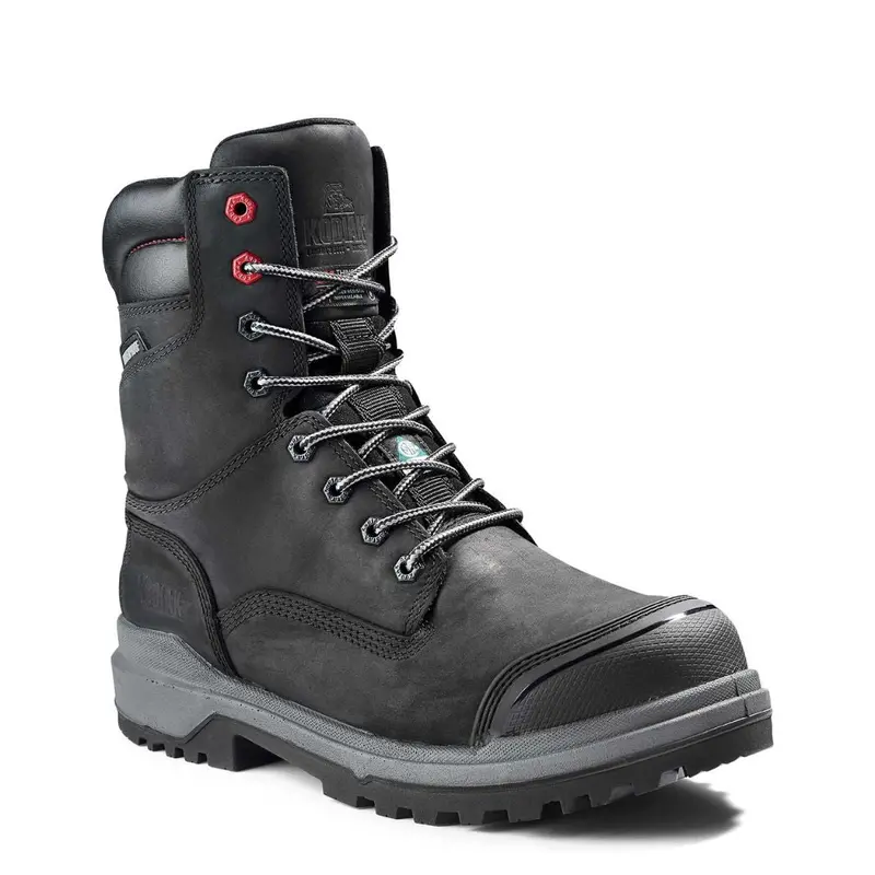 Kodiak Karluk Men's 8" Waterproof Composite Toe Work Boot 8379Bk - Black 1