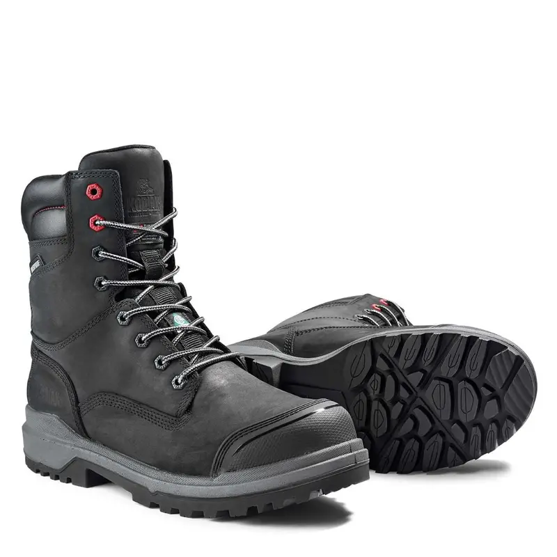 Kodiak Karluk Men's 8" Waterproof Composite Toe Work Boot 8379Bk - Black 4