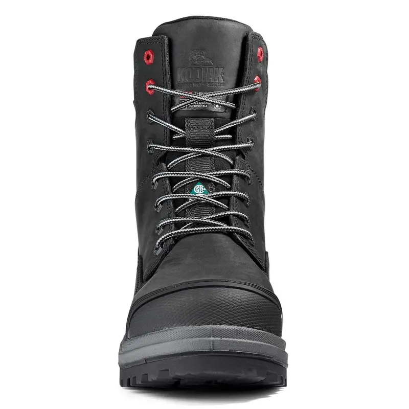 Kodiak Karluk Men's 8" Waterproof Composite Toe Work Boot 8379Bk - Black 9