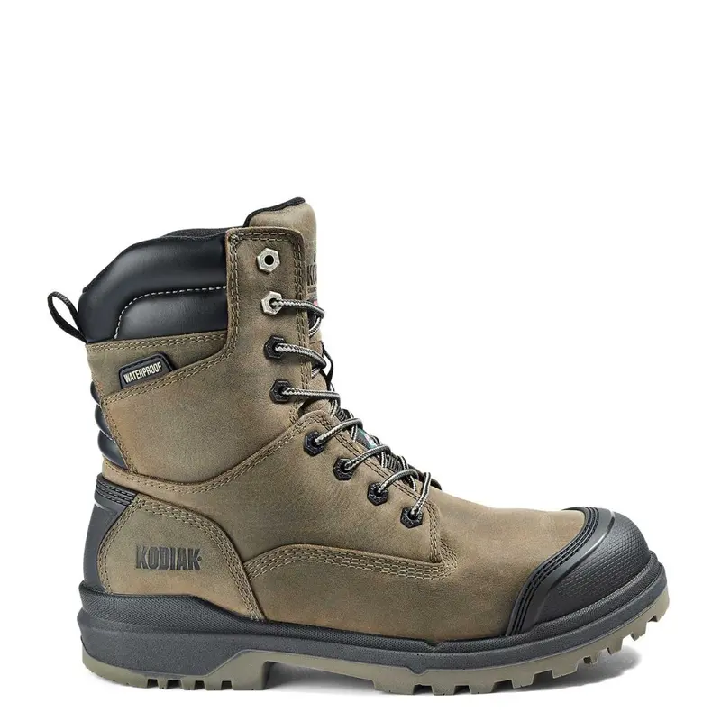Kodiak Karluk Men's 8" Waterproof Composite Toe Work Boot - 8379Fs Brown 3