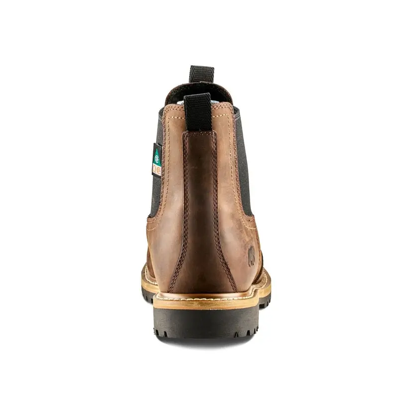 Kodiak Lundbreck Chelsea Men's 6" Composite Toe Pull On Work Boot 1018Db - Brown 6