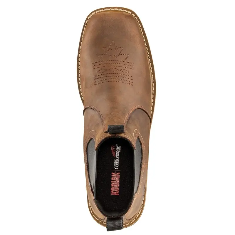 Kodiak Lundbreck Chelsea Men's 6" Composite Toe Pull On Work Boot 1018Db - Brown 7