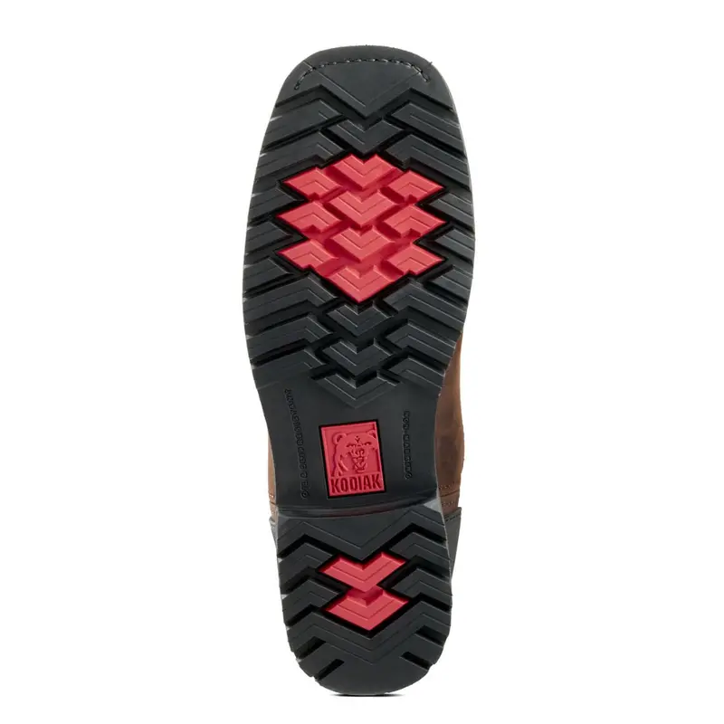 Kodiak Lundbreck Shield Men's Waterproof Pull-On Composite Toe Work Boot 1303Db - Dark Brown 10