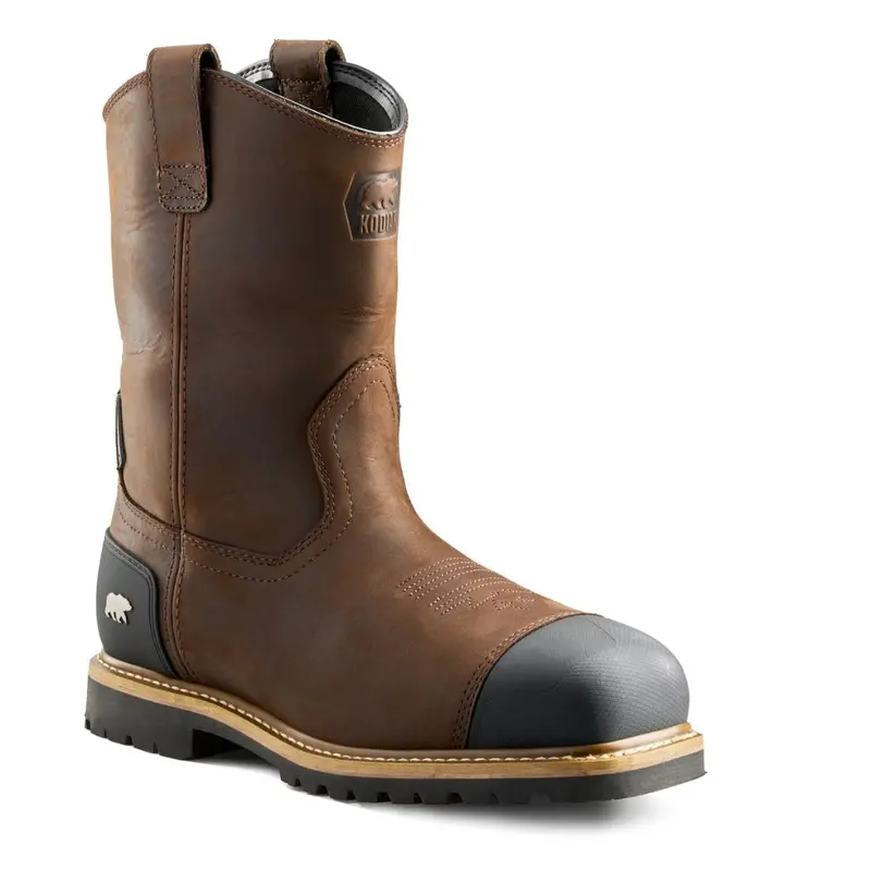 Kodiak Lundbreck Shield Men's Waterproof Pull-On Composite Toe Work Boot 1303Db - Dark Brown 2