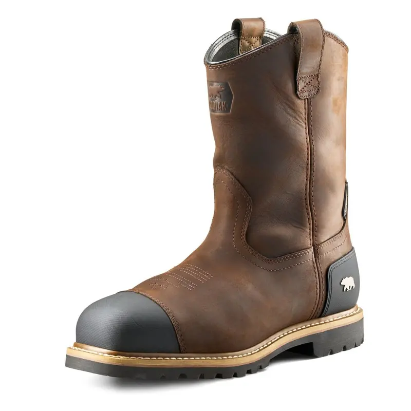 Kodiak Lundbreck Shield Men's Waterproof Pull-On Composite Toe Work Boot 1303Db - Dark Brown 4