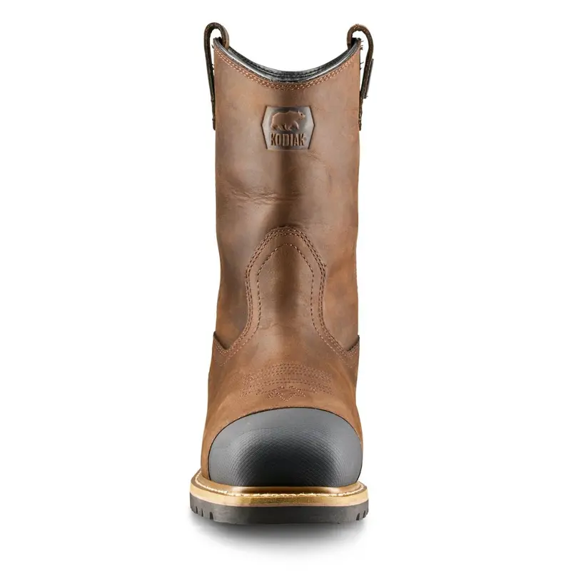 Kodiak Lundbreck Shield Men's Waterproof Pull-On Composite Toe Work Boot 1303Db - Dark Brown 5