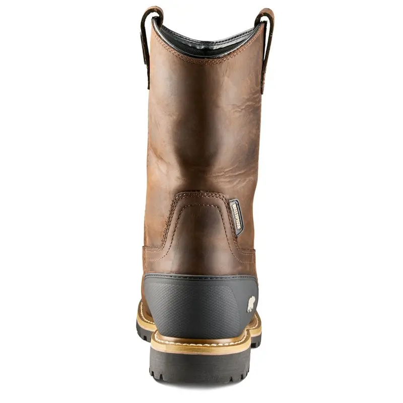 Kodiak Lundbreck Shield Men's Waterproof Pull-On Composite Toe Work Boot 1303Db - Dark Brown 6