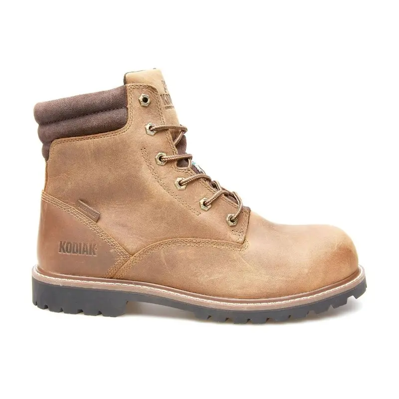 Kodiak Mckinney Men's 6" Waterproof Composite Toe Work Boot Kd0a4tfubrn - Brown 2