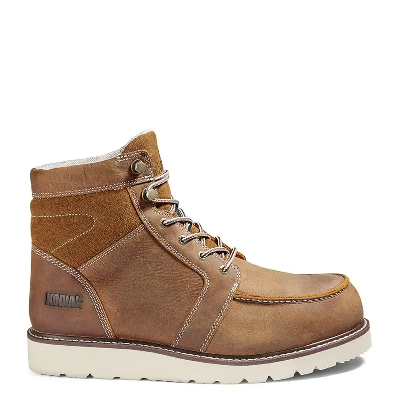 Kodiak Mckinney Men's 6" Wedge Composite Toe Work Boot Kd0a834qfwe - Brown 4