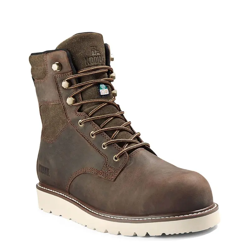 Kodiak Mckinney Men's 8" Wedge Composite Toe Work Boot Kd0a834pdbx - Dark Brown 1