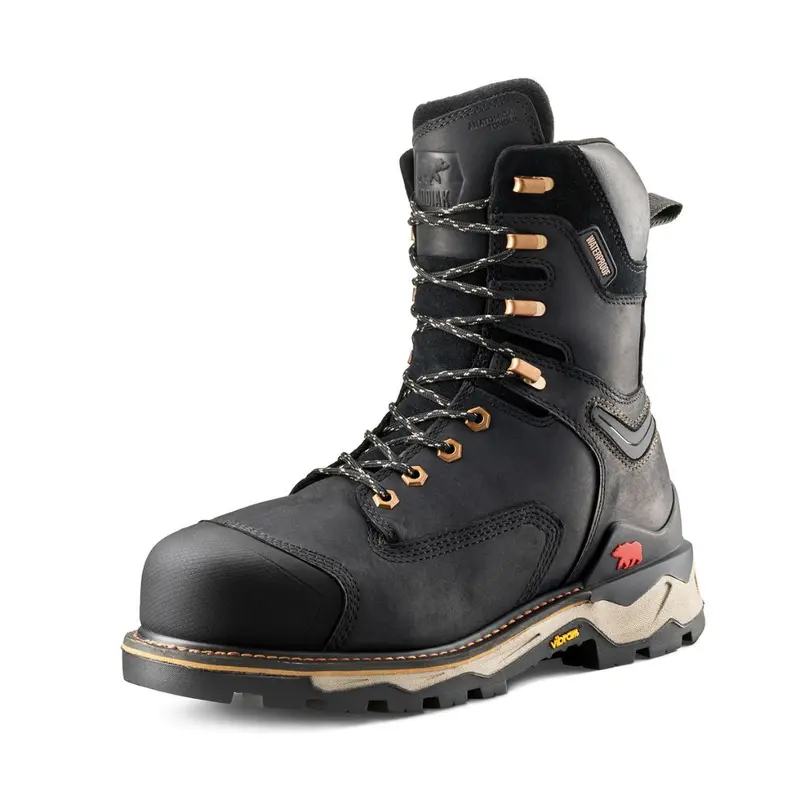 Kodiak Neragon Men's 8" Waterproof Composite Toe Work Boot 1304Bk - Black 3