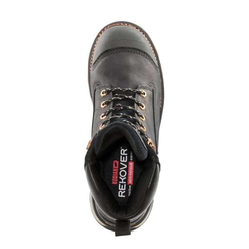 Kodiak Neragon Men's 8" Waterproof Composite Toe Work Boot 1304Bk - Black 6