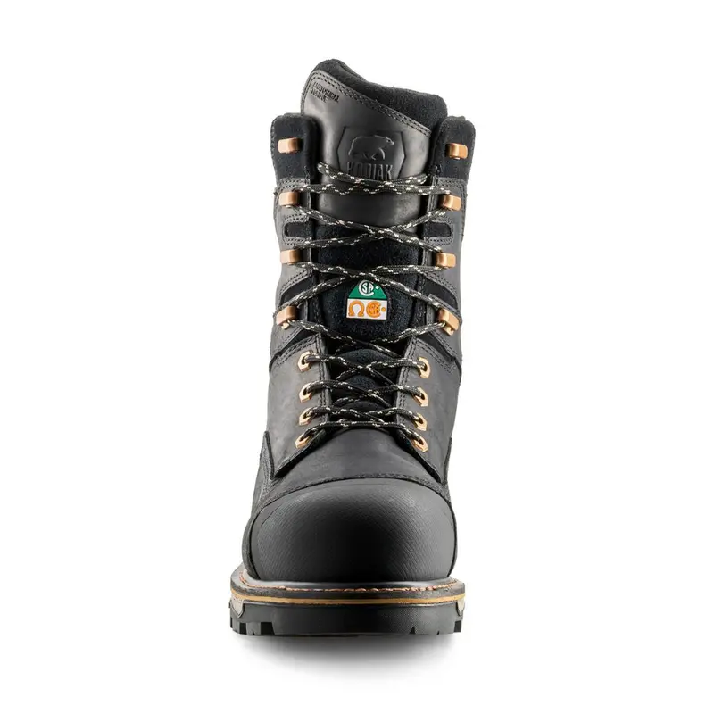Kodiak Neragon Men's 8" Waterproof Composite Toe Work Boot 1304Bk - Black 8